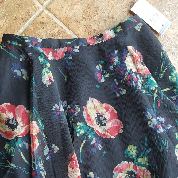 NWT Ralph Lauren Floral Mini Skirt - Picture 2 of 5